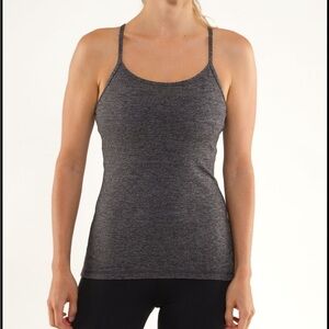 Lululemon Power Y Activewear Black and White Tank